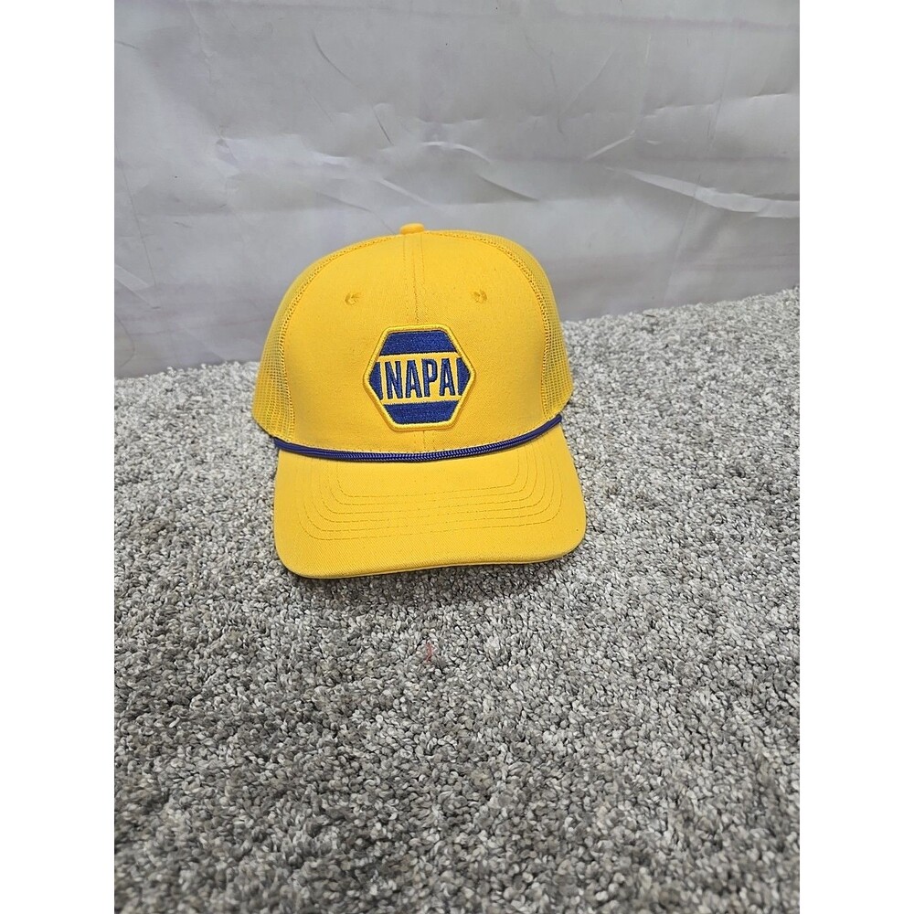 Napa Auto Parts 100th Anniversary Hat Cap Adjustable Yellow New